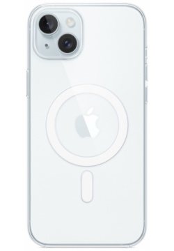 Чехол оригинальный Apple для Iphone 15 Plus Silicone Case  Clear MT213