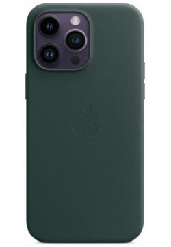 Чехол Apple IPhone 14 Pro Max Leather Case with MagSafe Forest Green (MPPN3FE/A) MPPN3FE/A 