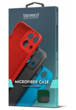 Чехол BoraSCO Microfiber Case для Xiaomi Redmi A3 зеленый опал 73103 