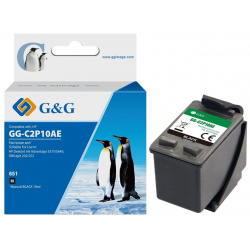 Картридж струйный G&G GG C2P10AE 651 черный (12мл) для HP DeskJet 5575/5645 