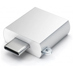 USB адаптер Satechi Type C Adapter to 3 0  Цвет серебряный ST TCUAS