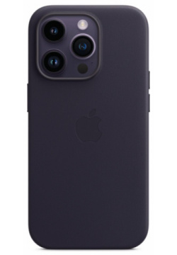 Чехол Apple iPhone 14 Pro Leather Case with MagSafe  Ink (MPPJ3) MPPJ3 Кожаный