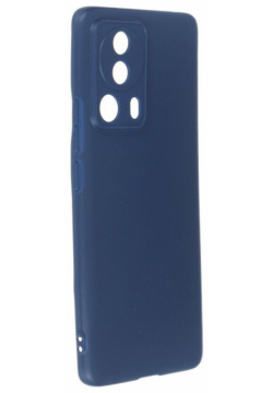 Накладка силикон iBox Case для Xiaomi 13 Lite с защитой камеры и подложкой  синий УТ000033756