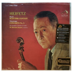 Виниловая пластинка Heifetz  Jascha Bruch: Scottish Fantasy/ Vieuxtemps: Concerto No 5 (Analogue) (0753088260315) Analogue Productions