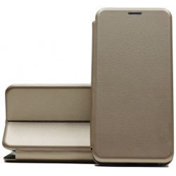 Чехол книжка WELLMADE для Samsung S23 FE золотой Защищает смартфон от грязи