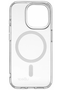 Чехол для Apple iPhone 15 Pro uBear Real Mag Case Magsafe прозрачный CS253TT61PRL I23M 