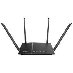 Wi Fi роутер D Link DIR 825/RU/R1 черный 