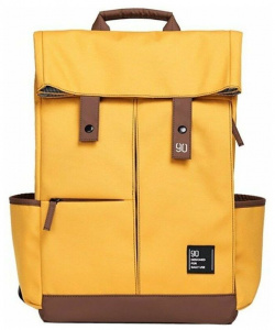 Рюкзак Xiaomi 90 Points Vibrant College Casual Backpack Yellow Унисекс рюкзака