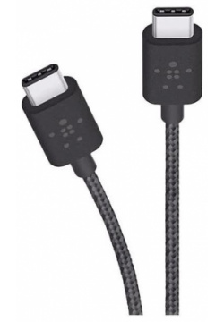 Кабель Premium USB 2 0 C to Cable BLACK Belkin F2CU041BT06 BLK В