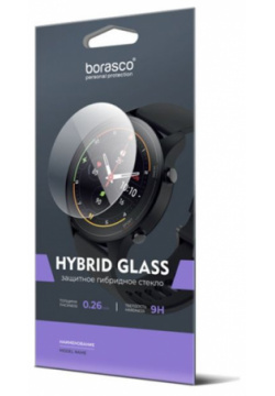 Защитное стекло Hybrid Glass для Samsung Galaxy Watch 6 Classic (43mm) BoraSCO 72583 