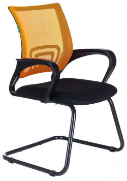 Кресло Бюрократ CH 695N AV/OR/TW 11 на полозьях оранжевый TW 38 3 сиденье черный 