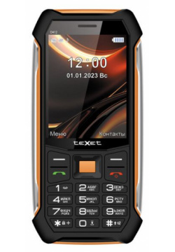 Мобильный телефон teXet TM D412 Black Orange 
