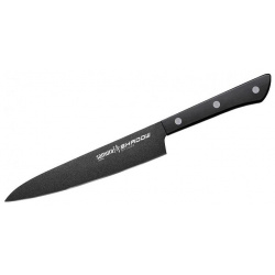 Нож Samura Shadow универсальный 15 см  AUS 8 ABS пластик SH 0023/K