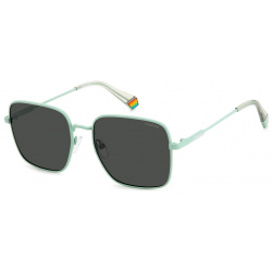 Солнцезащитные очки женские Polaroid PLD 6194/S/X MATT AQUA 205696N4756M9 