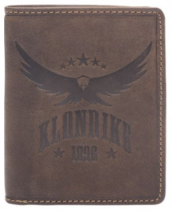Бумажник Klondike Don  темно коричневый 9 5х12 см KD1008 03