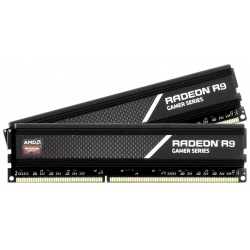 Память оперативная AMD Radeon 16GB DDR4 3600 DIMM R9 Gamers Series Black (R9S416G3606U2K) R9S416G3606U2K 