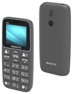 Мобильный телефон Maxvi B110 Grey (2 SIM) 