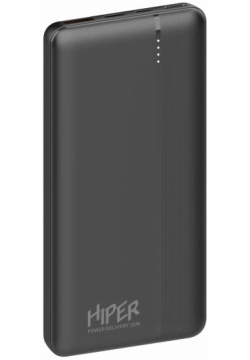 Внешний аккумулятор Hiper MX Pro 10000 10000mAh 3A QC PD 1xUSB черный (MX BLACK) хорошее состояние 