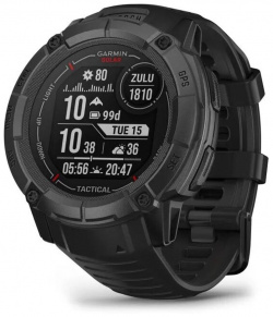 Смарт часы Garmin Instinct 2X Solar Tactical Edition  черный 50мм 010 02805 03 G