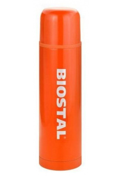 Термос Biostal NB 1000 C О с кнопкой  оранжевый 1 л 17409