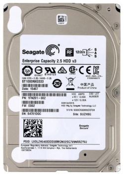 Жесткий диск Seagate Enterprise Capacity 1Tb (ST1000NX0333) ST1000NX0333 