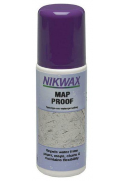 Пропитка для карт Map Proof Nikwax Увеличивает срок службы изделий из бумаги и