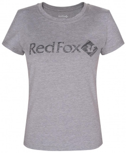 Футболка Red Fox Logo Женская Комфортная из 100% Хлопка