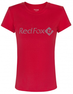Футболка Red Fox Logo Женская Комфортная из 100% Хлопка