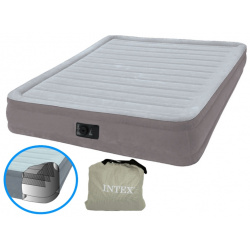 Надувная кровать Intex Comfort Plush 152х203х33см  встроенный насос 67770 О