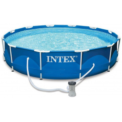 Каркасный бассейн круглый 366x76cм Intex Metal Frame 28212 