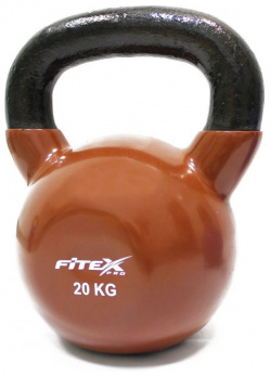 Гиря в виниловой оболочке 20 кг Fitex Pro FTX2201 