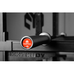 Гриф для штанги L201 см D50мм YouSteel Training Bar XF 15 красный+хром ОСНОВНАЯ