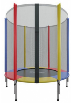 Батут с внешней сеткой Evo Jump 4 5ft Color (140 см) 