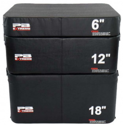 Набор плиобоксов Perform Better Extreme Foam Plyobox Set 3 3401 15 см  31 46 черный