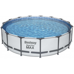 Бассейн круглый на стойках 457x107см Bestway Steel Pro Max 56488 