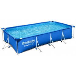 Каркасный бассейн прямоугольный 400х211х81см Bestway Steel Pro 56405 