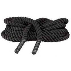 Тренировочный канат 15 м Perform Better Training Ropes 4087 50 Black 18 кг  черный