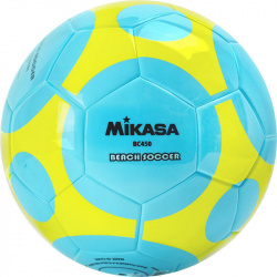 Мяч для пляжного футбола Mikasa BC450  р 5 голубо желтый ОСНОВНАЯ ИНФОРМАЦИЯ