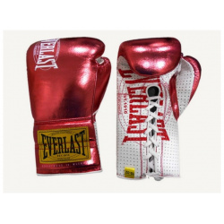 Боксерские перчатки Everlast боевые 1910 Classic 10oz красный P00001902 