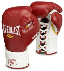 Боксерские перчатки Everlast MX Pro Fight красный  8oz 180800