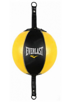 Груша на растяжках Everlast l18 см 4220 7 черный\желтый 
