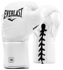 Боксерские перчатки Everlast MX Pro Fight белый  10 oz 181002 Классическая
