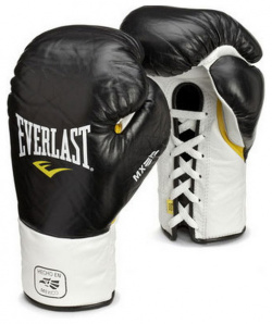 Перчатки боевые Everlast MX Pro Fight 181001 черный  10 oz