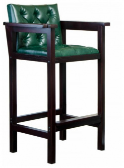 Кресло бильярдное Weekend из ясеня (мягкое сиденье + мягкая спинка) 40 501 49 1 махагон 