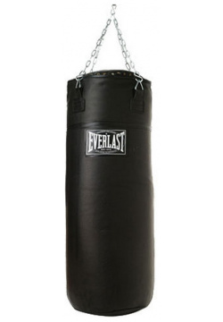 Боксерский мешок Everlast super leather 100lb 45 кг черный 251001 