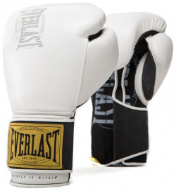 Боксерские перчатки Everlast 1910 Classic 12oz белый P00001705 