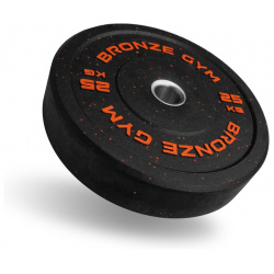 Диск бамперный 25 кг Bronze Gym BG BMP 