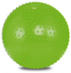 Мяч массажный 55 см  без насоса 1855LW салатовый NoBrand