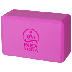 Блок для йоги Inex EVA Yoga Block YGBK PK 10х15х23 см  розовый