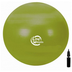 Гимнастический мяч Lite Weights 1866LW (65см  антивзрыв с насосом)